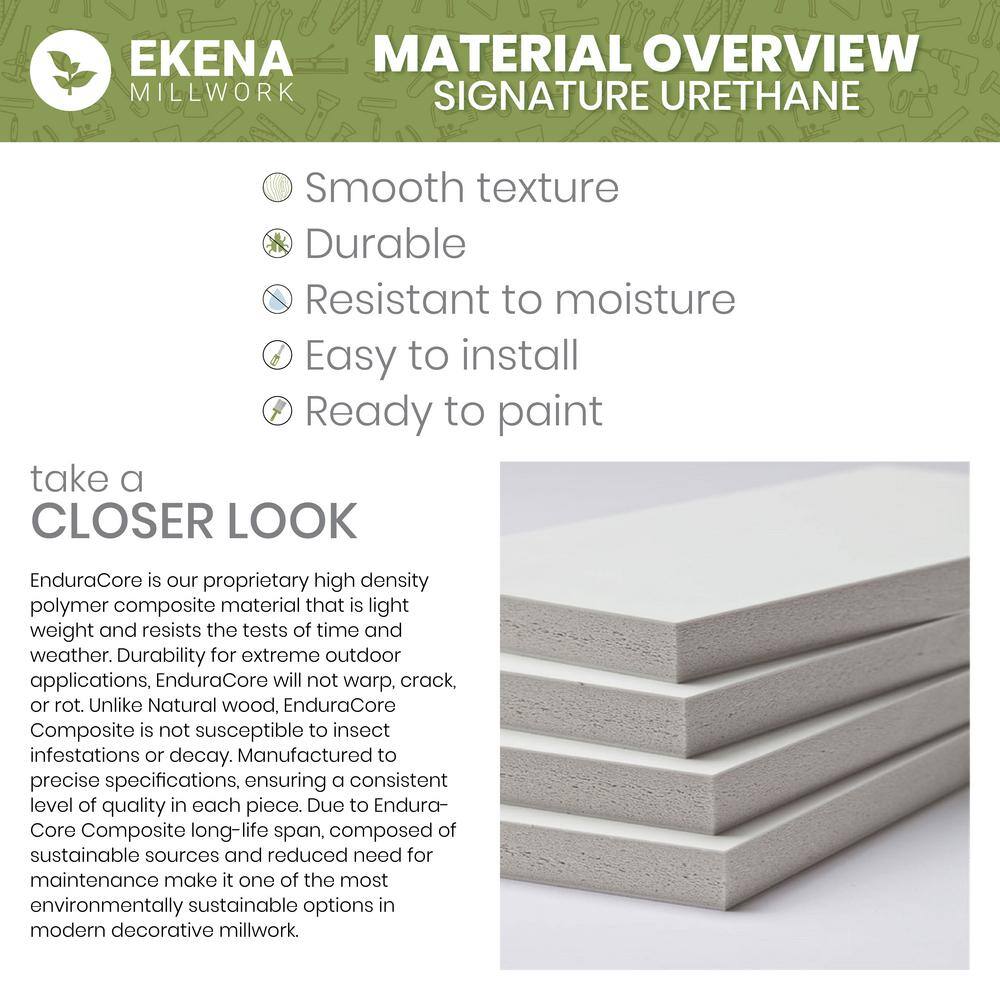 Primed Tan Urethane Corbel 3"W x 8"D x 16"H