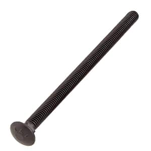 3/8 in. -16 x 6 in. Black Deck Exterior Carriage Bolt (15-Pack)