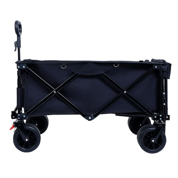 Lycvki 400 lb. Extra Long Extender Wagon Serving Cart with Large All-Terrain Beach Wheels
