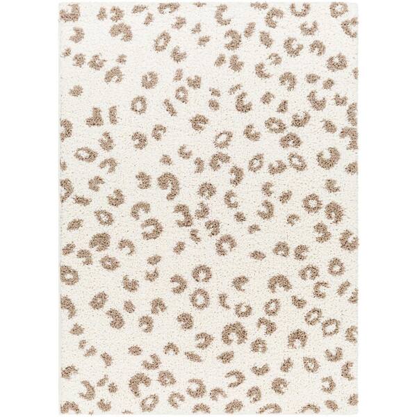 Livabliss Birmingham Taupe 7 ft. x 9 ft. Animal Print Indoor Area Rug