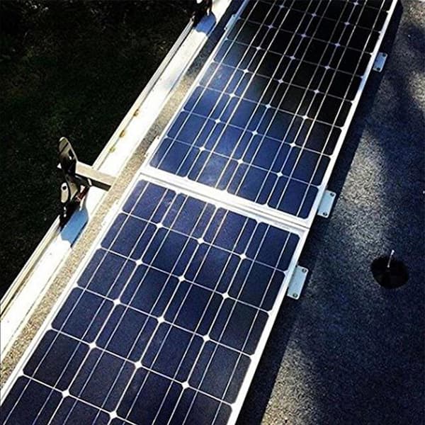 8 Pcs Solar Panel Z Bracket Brackets Mounting Mount RV Boat Flat Roof Wall US 