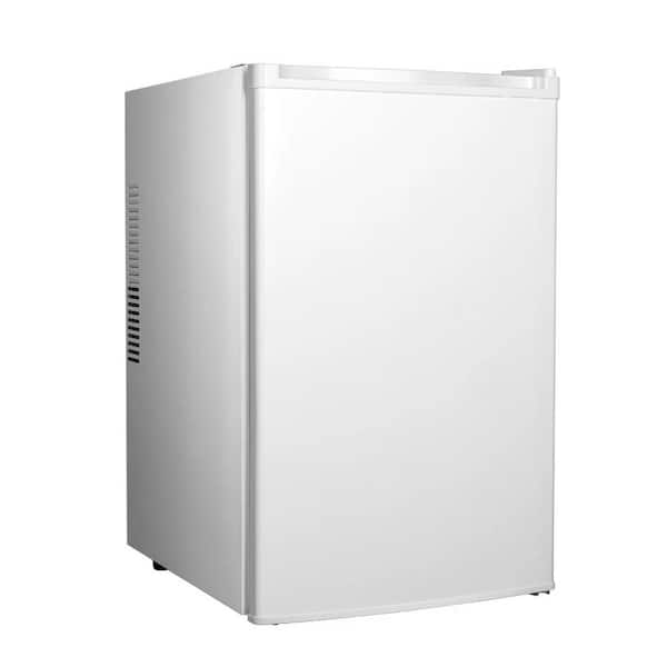 17.72 in. 2.47 cu. ft. Modern Mini Refrigerator in White with Compact Freezer