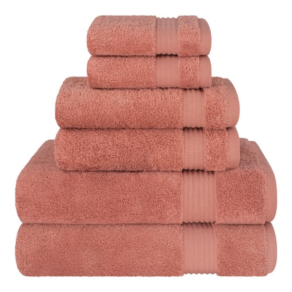 American Soft Linen Premium Quality 100% Cotton 6-Piece Bath Towel Set ...