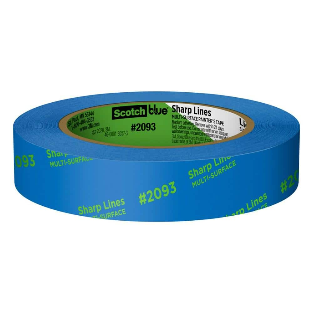 ScotchBlue 0.94 in. x 60 yds. Sharp Lines Painter's Tape (3Pack) 209324CC3 The Home Depot