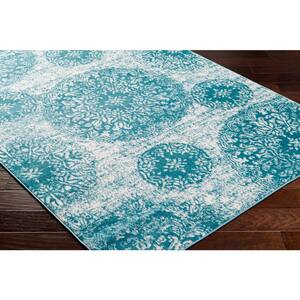 Monte Carlo Blue Ombre 8 ft. x 10 ft. Indoor Area Rug