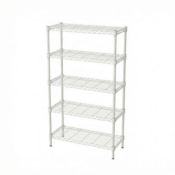 MPG 18 in. L x 18 in. W x 24 in. H Square Stand Stone in Light