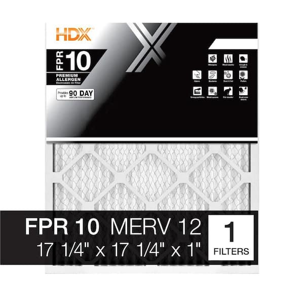 17.25 in. x 17.25 in. x 1 in. Premium Pleated Air Filter FPR 10, MERV 12