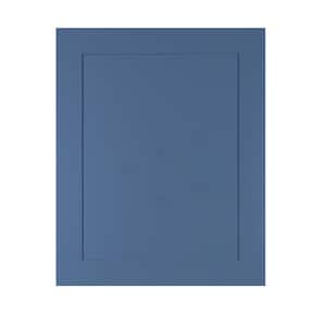 Lancaster Shaker Blue Decorative Door Panel 24-in. W x 30-in H x 0.75-in D