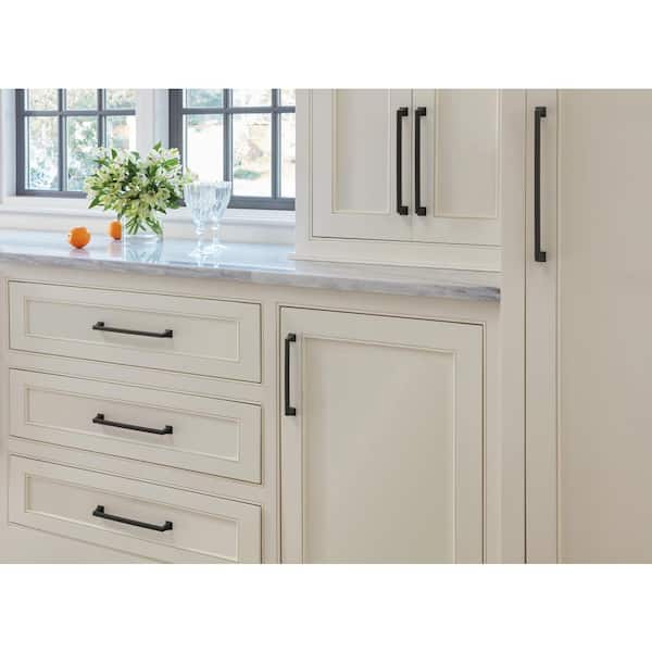 Mulholland 8 in. (203mm) Traditional Black Bronze Arch Cabinet Pull