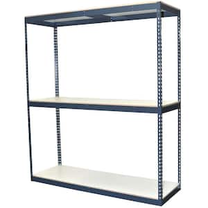 SBPS - 72 H x 24 D x 36 W - Steel Part Storage Bins HD Shelving, 18/24  Compartments 12 H x 9/12 W and All Galvanized Finish.