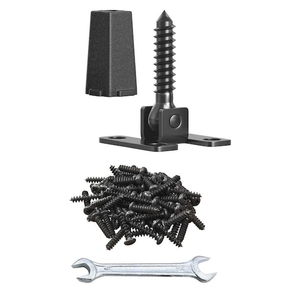Iron Railing Mounts Westbury Aluminum Railing C10 - C80 Angle Swivel Mount Black Fine ...