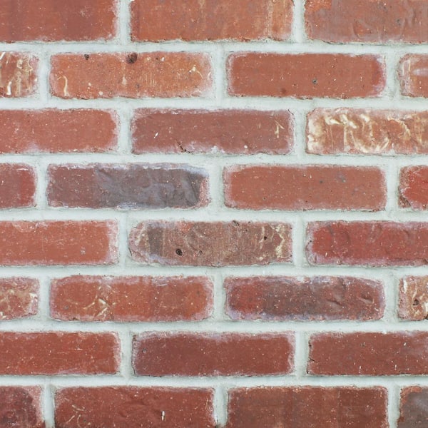 Old Mill Brick Boston Mill Thin Brick Singles - Corners (Box of 25) - 7.625 in x 2.25 in (5.5 linear ft)