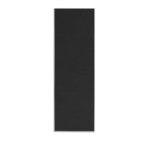 WallPOPs Rectangle Black 6 in. x 6 in. SPC Peel and Stick Luxury Wall Tile Sample