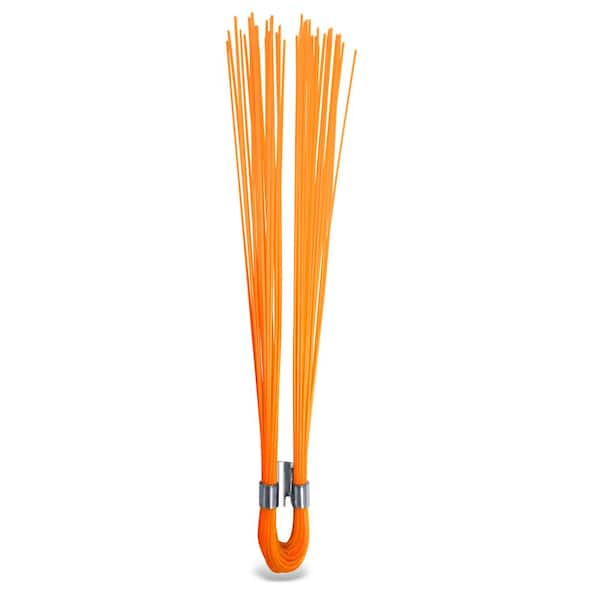 SALAMANDER SERIES 6 in x 0.5 ft Stake Whisker Markers, Flo-Orange, 500 ...