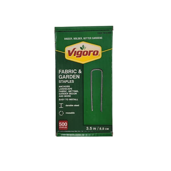 3.5 in. Weed Barrier Landscape Fabric Garden Staples (500-Pack)