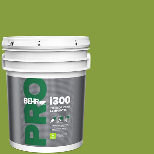 BEHR PRO 5 gal. #T14-18 New Shoot Semi-Gloss Interior Paint