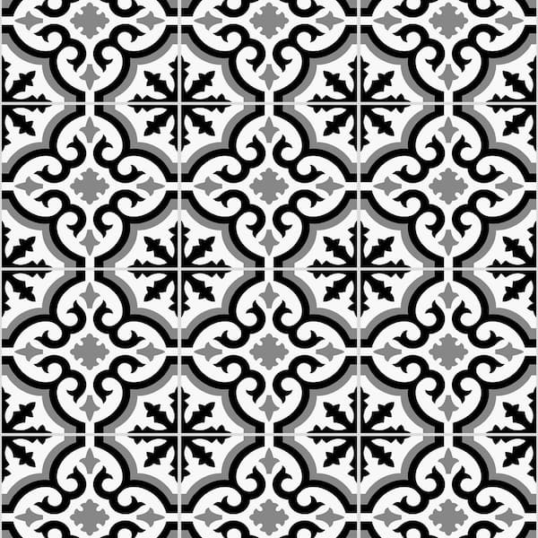 Transform Grecian Black Peel and Stick Wallpaper
