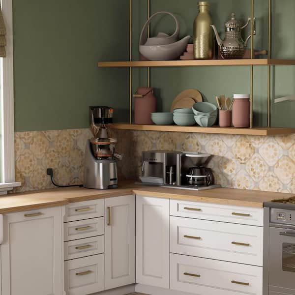 Laverton Octagon Deco Multicolor with Taco Gris 8 in. x 8 in. Porcelain Floor and Wall Tile (11.25 sq. ft./Case)