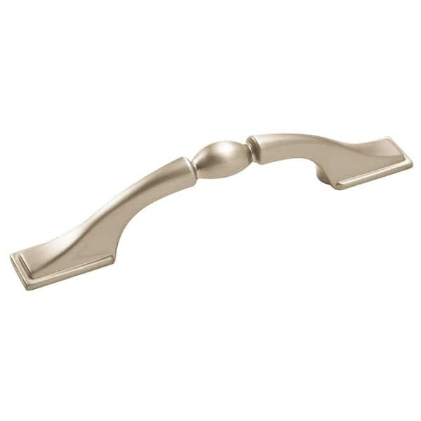 Amerock Sterling Traditions 3 in (76 mm) Center-to-Center Satin Nickel Drawer Pull