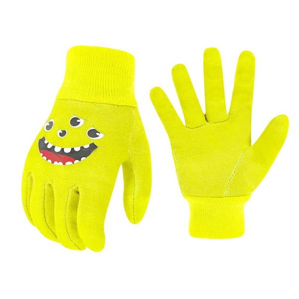 Kids/Youth Small/Medium Jersey Outdoor and Work Gardening Gloves