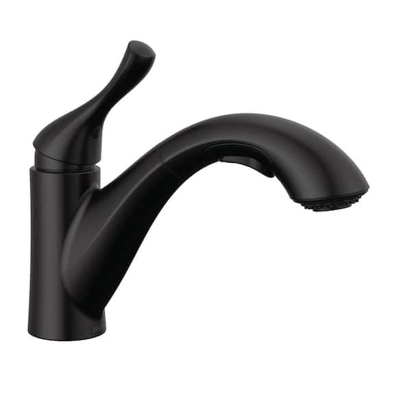 Black Kitchen Faucets Pull Out Things In The Kitchen   Matte Black Delta Pull Out Kitchen Faucets 16953 Bl Dst 31 600 