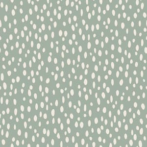 Blue Willa Dots Matte Paper Non-Pasted Wallpaper Roll