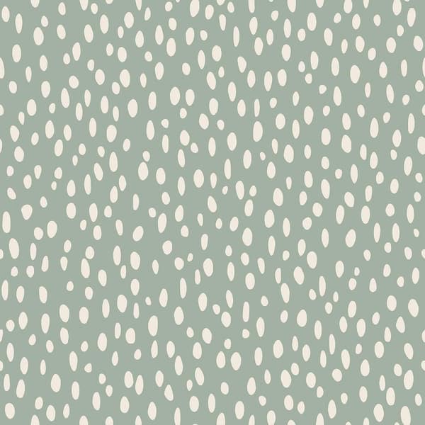 Chesapeake Green Willa Dots Matte Non-Pasted Wallpaper Sample