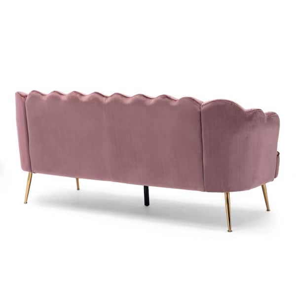 Buy Lounging Hound Pink Sofa Protector Cushion in Blush Pink Lustre Velvet  from Next USA