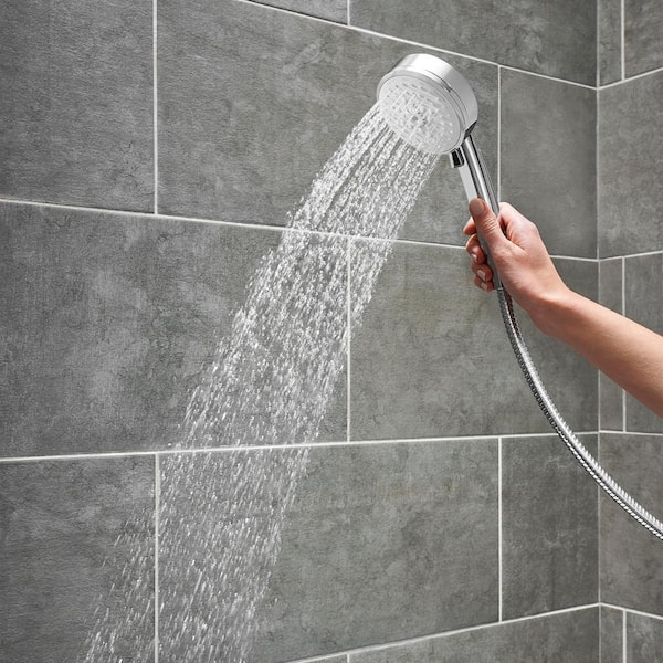 GROHE Vitalio 5-spray 7 in. Dual Shower Head and Handheld Shower Head in  Chrome 26520000 - The Home Depot
