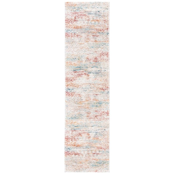 Calista 2 ft. x 5 ft. Ivory/Beige Geometric Medallion Runner Rug
