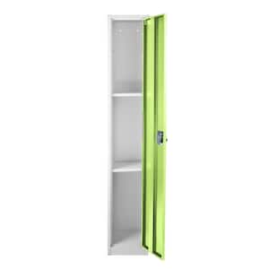 629-Series 72 in. H 1-Tier Steel Key Lock Storage Locker Free Standing Cabinets for Home, School, Gym in Green