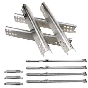 Universal BBQ Burner Repair Kit Includes Stainless Heat Plate Tent Shields