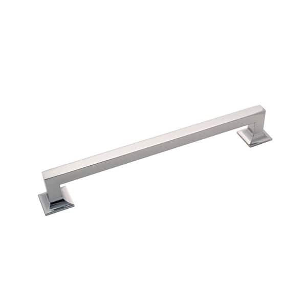 HICKORY HARDWARE Studio 8-13/16 in. (224 mm) Center-to-Center Polished Nickel Cabinet Pull (5-Pack)