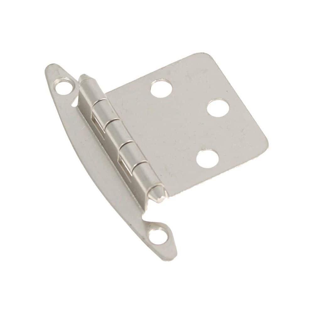 Hinge Variable Overlay Face Frame Free-Swinging Satin Nickel Cabinet Hinge (5-Pairs) price history on PriceWatchPro