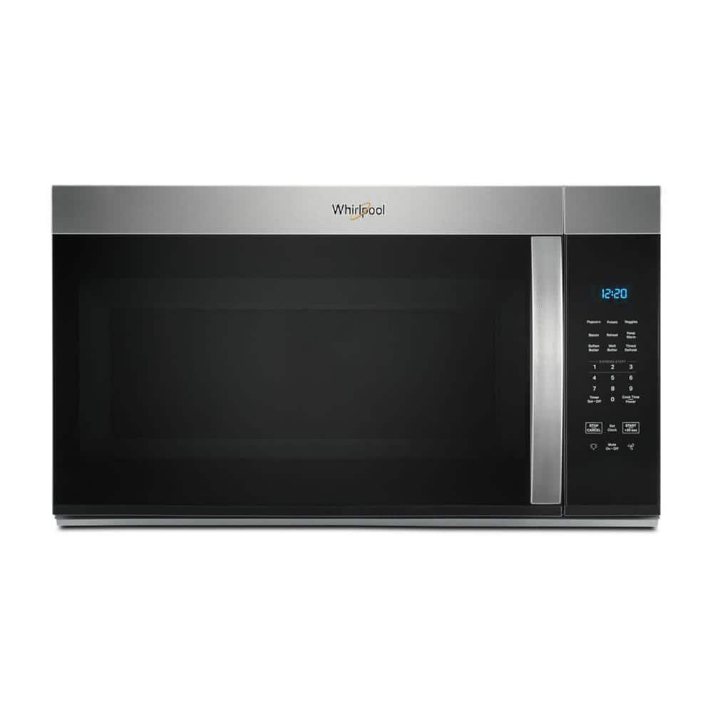 Whirlpool 30 in. Over-the-Range Microwave in Fingerprint Resistant Stainless Steel with Express Cooking Buttons