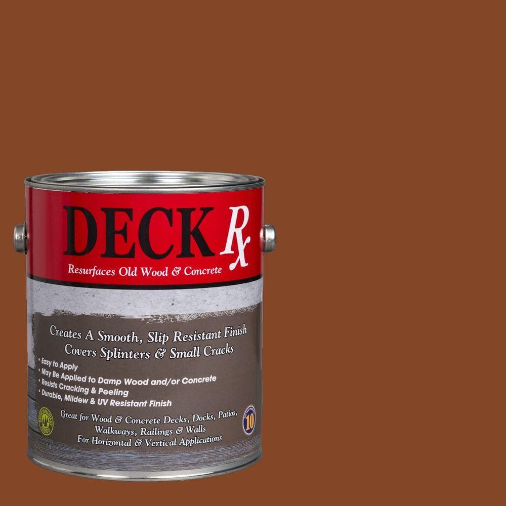 Deck Rx 1 gal. Saddle Wood and Concrete Exterior Resurfacer
