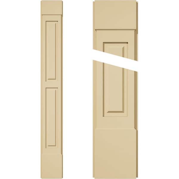 Ekena Millwork 2 in. D x 9 in. W x 72 in. L Primed Polyurethane Pilaster 1- Pack
