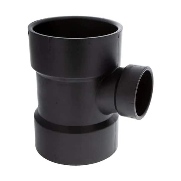 VPC 3 in. x 3 in. x 1-1/2 in. ABS Plastic DWV All Hub Sanitary Tee Fitting
