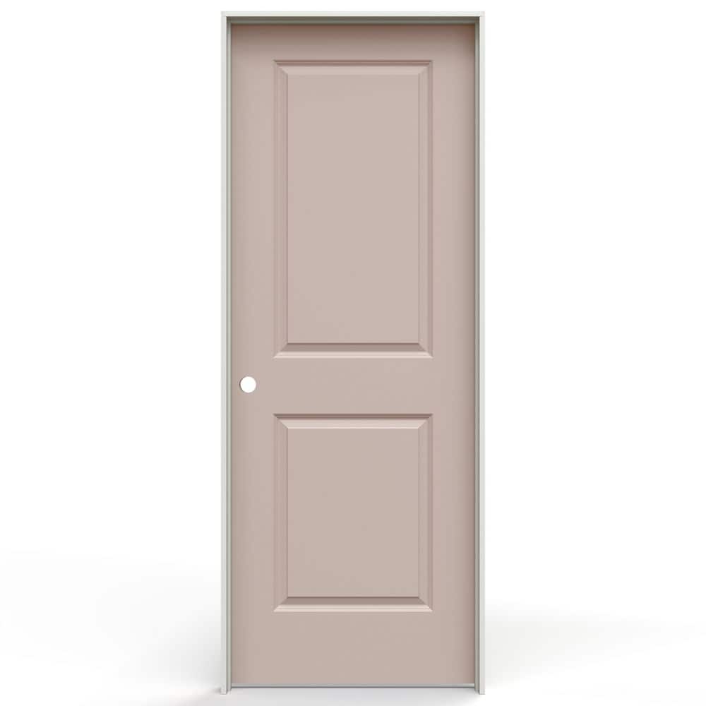30 in. x 80 in. Carrara 2 Panel Square Right-Handed Solid Core Blush Molded Composite Single Prehung Interior Door price history on PriceWatchPro