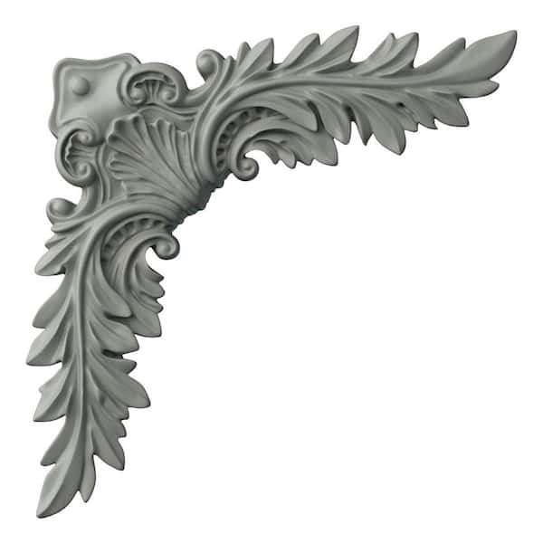 9.5 in. D x 9.5 in. W x 9.5 in. L Primed Polyurethane Panel Moulding