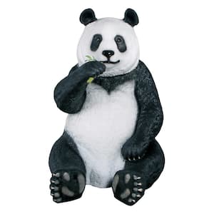 75.5 in. H Fantong Giant Panda Bear Oversized Statue with Paw Seat