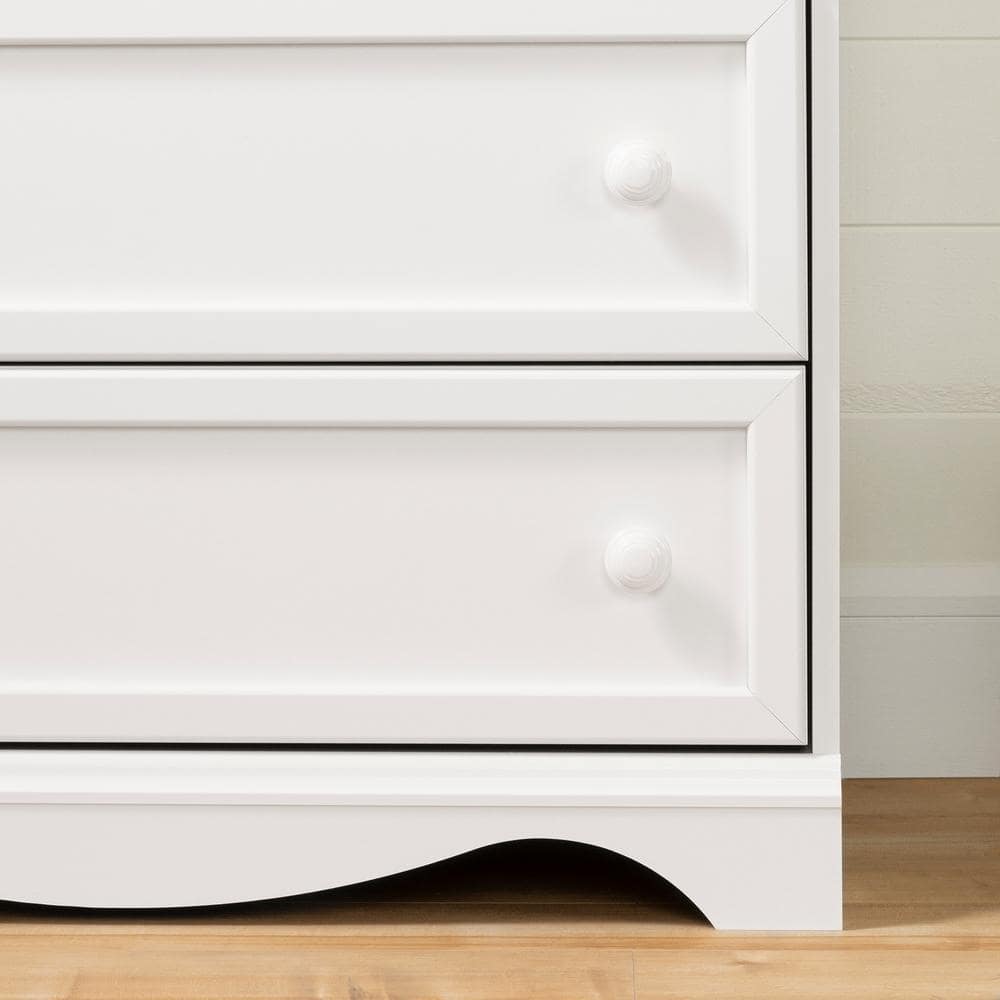 Savannah Pure White 4-Drawer Kids Chest