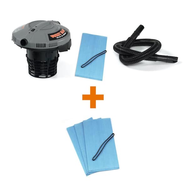 5 Gal. 1.75 Peak HP Wet Dry Vac Powerhead Shop Vacuum with 3 Filter Bags (Compatible with 5 Gal. Homer Bucket) BH0100A