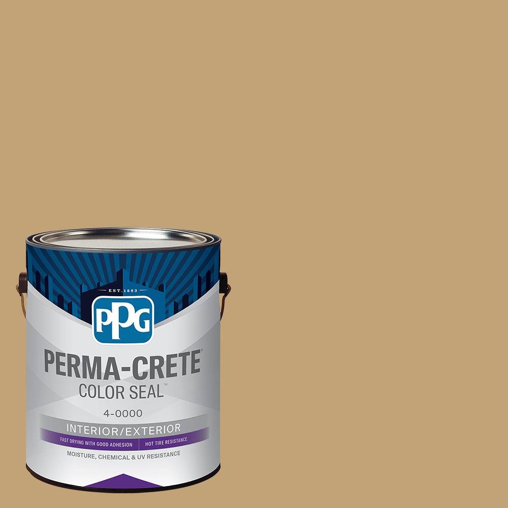 PermaCrete Color Seal 1 gal. PPG10955 Applesauce Cake Satin Interior