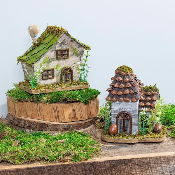 Evergreen Enterprises Woodland House Angled Roof Pack of 2