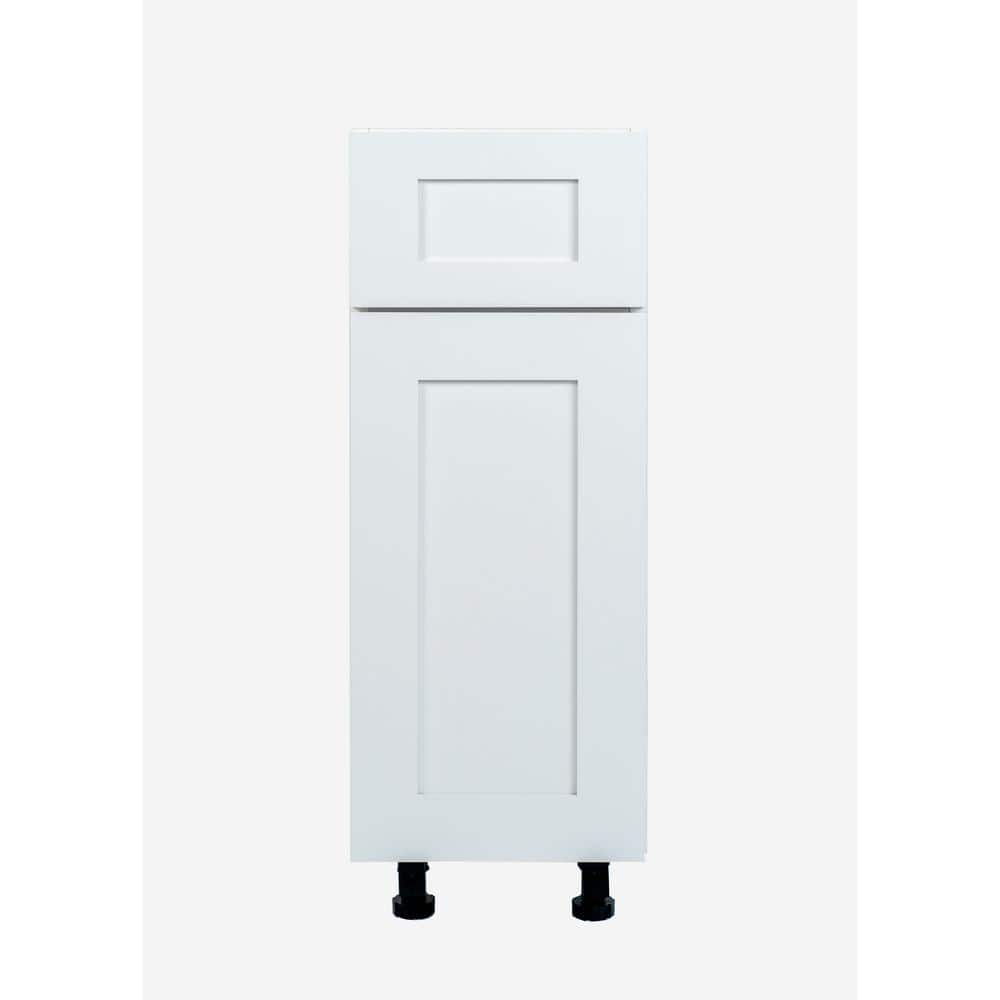 Everest 15 in. W x 24 in. D x 34.5 in. H Ready to Assemble Shaker Base Kitchen Cabinet in White price history on PriceWatchPro