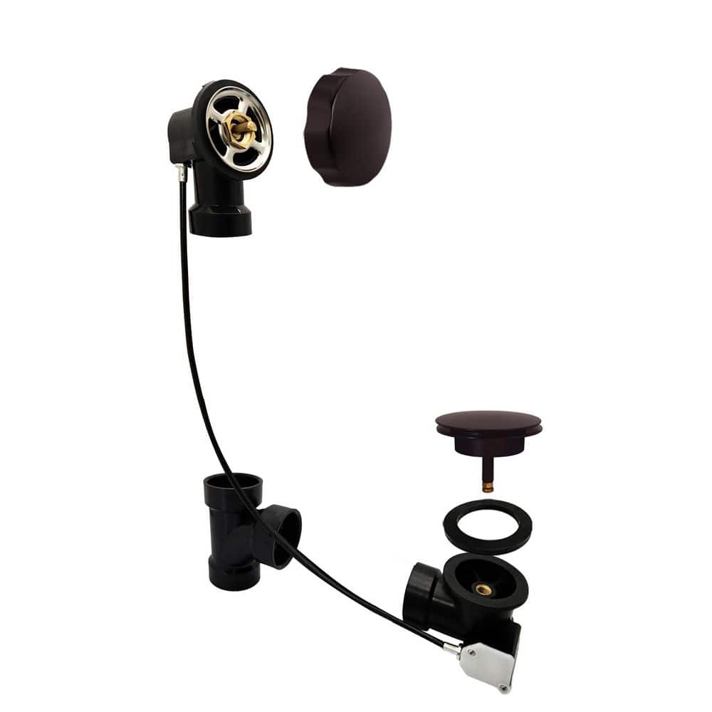 Sch. 40 ABS 35 in. Cable Drive Bath Waste Drain Kit, Oil Rubbed Bronze price history on PriceWatchPro