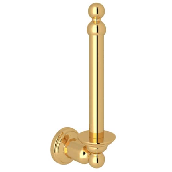 Spare Toilet Paper Holder In English Gold