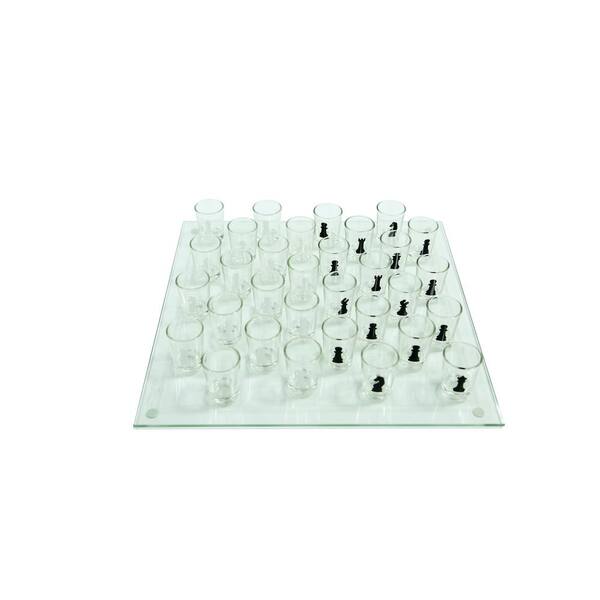 EZ Drinker Shot Chess Set and Game Board and Glasses Included