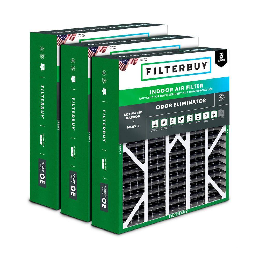 20 in. x 25 in. x 6 in. MERV 8 (FPR 5) Odor Eliminator Pleated HVAC AC Furnace Air Filters for Aprilaire (3-Pack) price history on PriceWatchPro